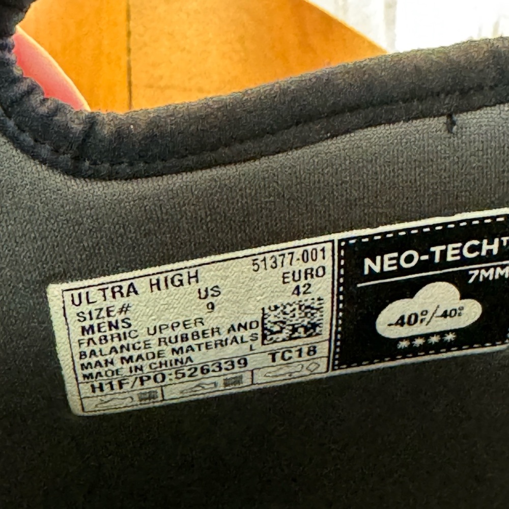 Black Bogs ultra high Waterproof Boots Neo Tech size US 9 - Picture 5 of 7